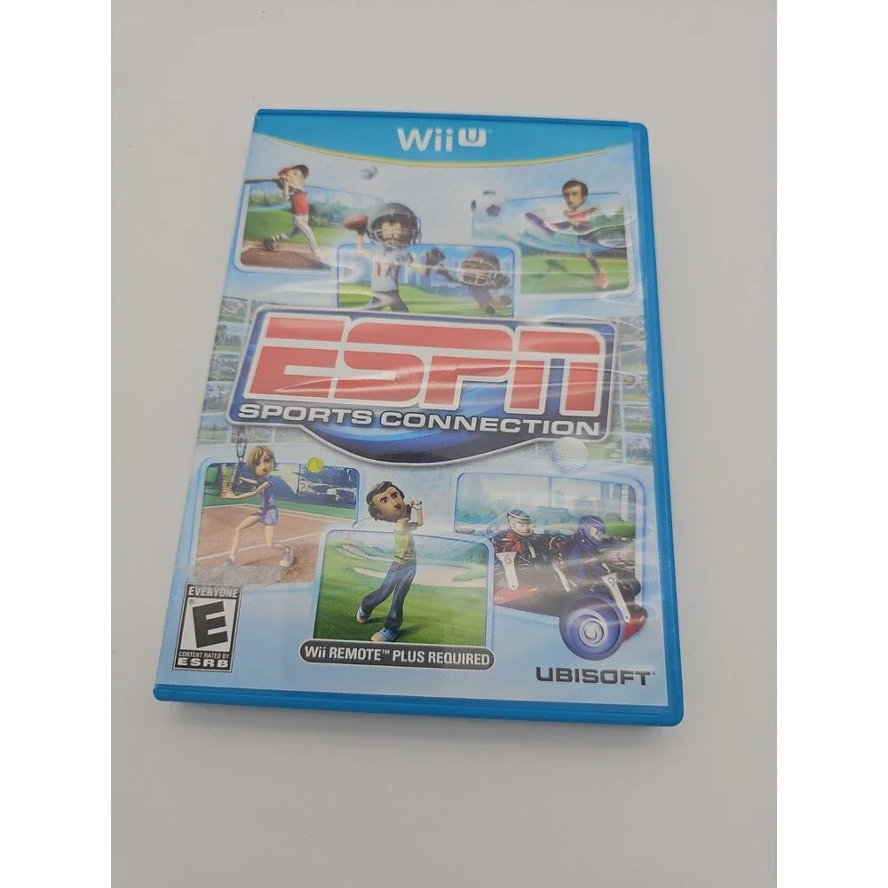 ESPN Sports Connection (Nintendo Wii U, 2012) MANUAL INCLUDED!
